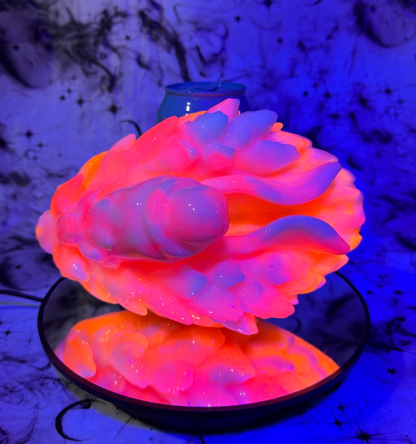 Ocypete Large - UV + Glow Lesbian Pride Pour - Firmness Soft 0030