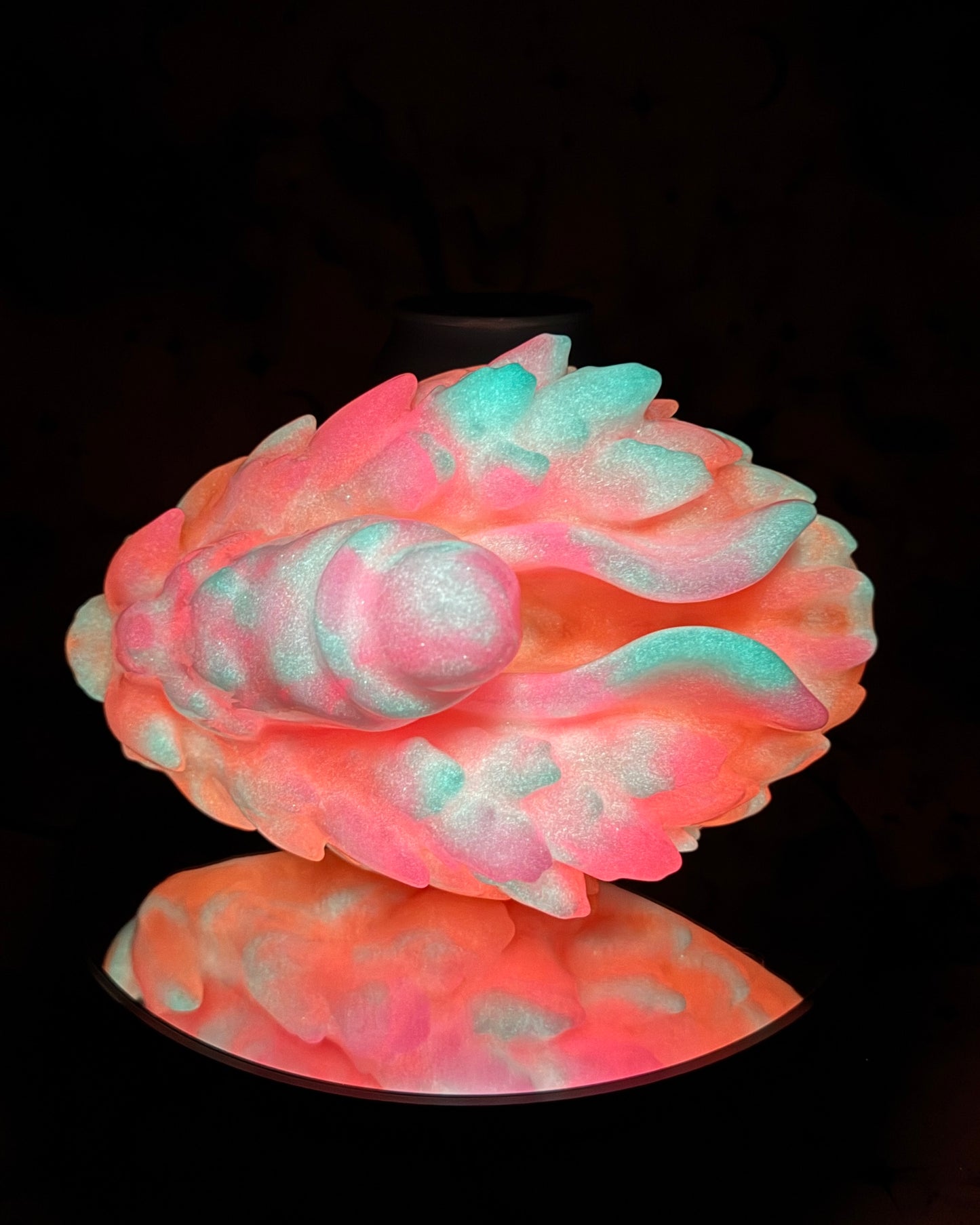Ocypete Large - UV + Glow Lesbian Pride Pour - Firmness Soft 0030