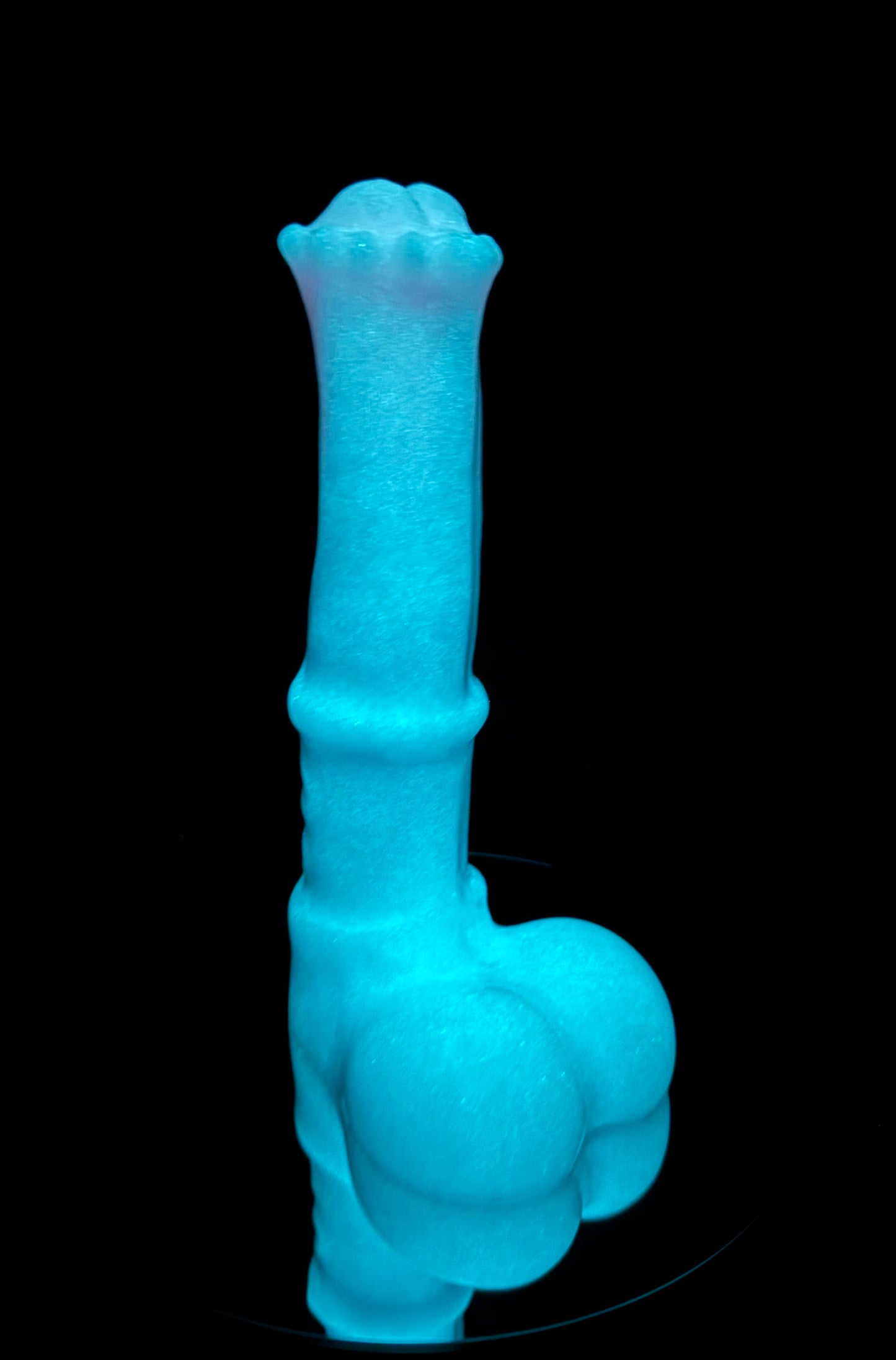 Chiron Thick Medium Size - Mega Flop - UV/GITD Blue Pink Fade - Firmness Soft