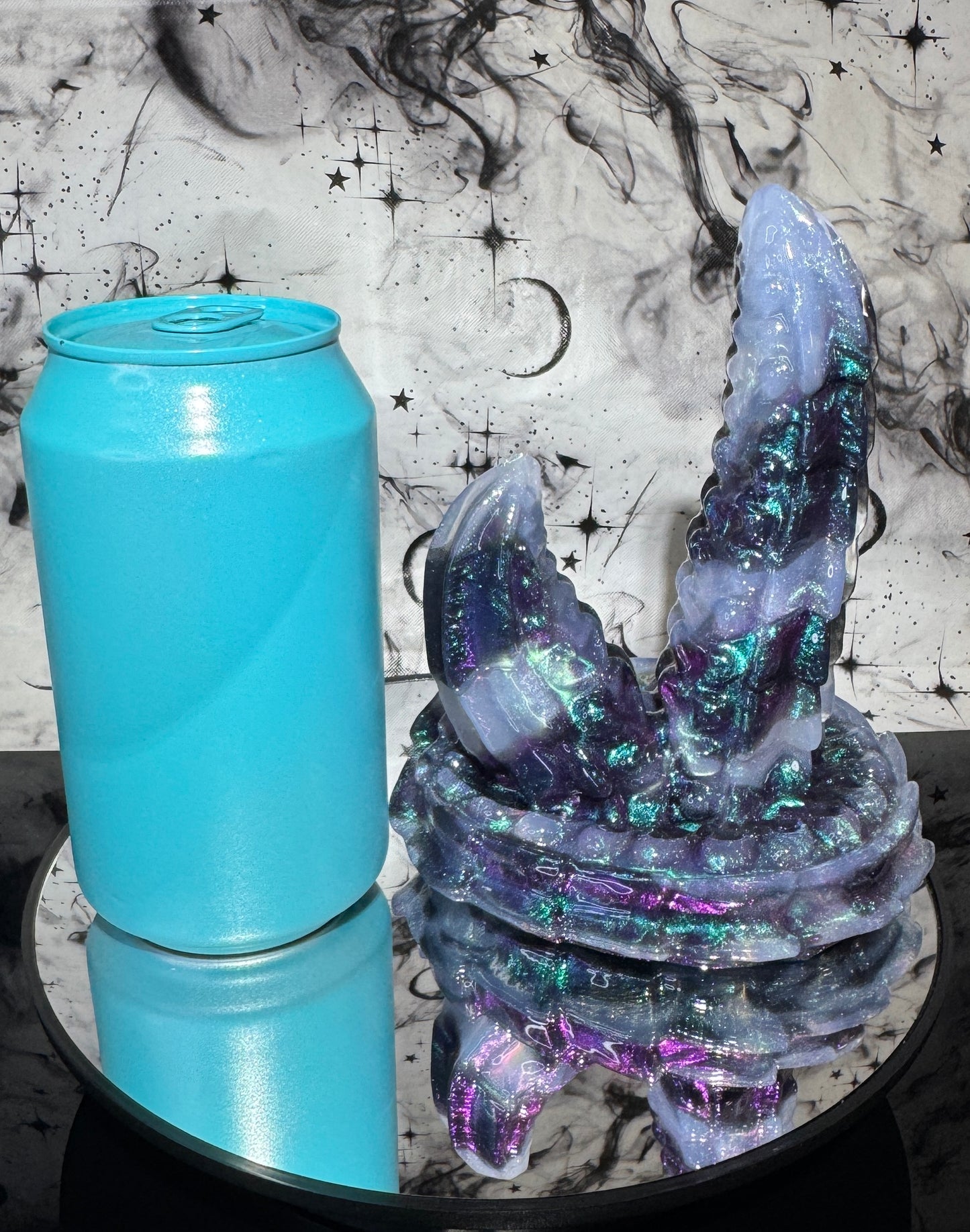 Leviathan Small - Vibe Compatible - Galaxy Shift Pearl Swirl - Firmness: Soft NC0031