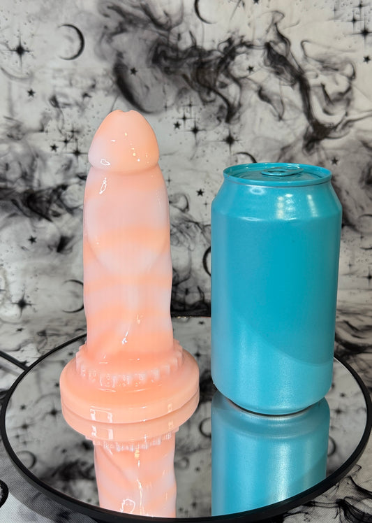 Patroclus Small Size- Swirly UV Pastel Orange and Purple - Firmness Super Soft 0020