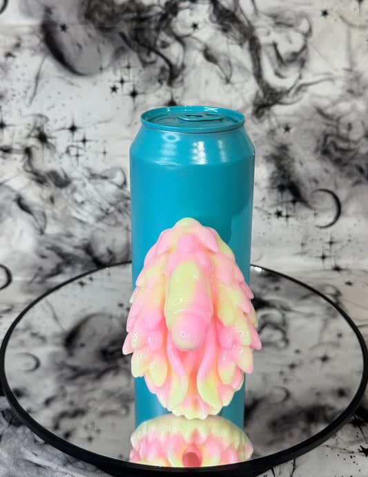 Ocypete Small - UV + Glow - Pastel Green Pink- Firmness Soft 0030