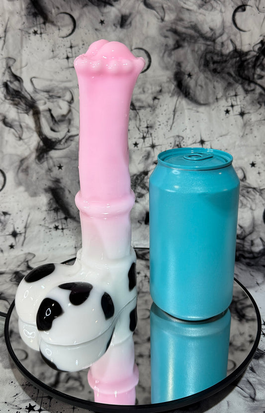 Chiron Thick Medium Size - UV + Blue GITD - Moo Pour - Soft 0030