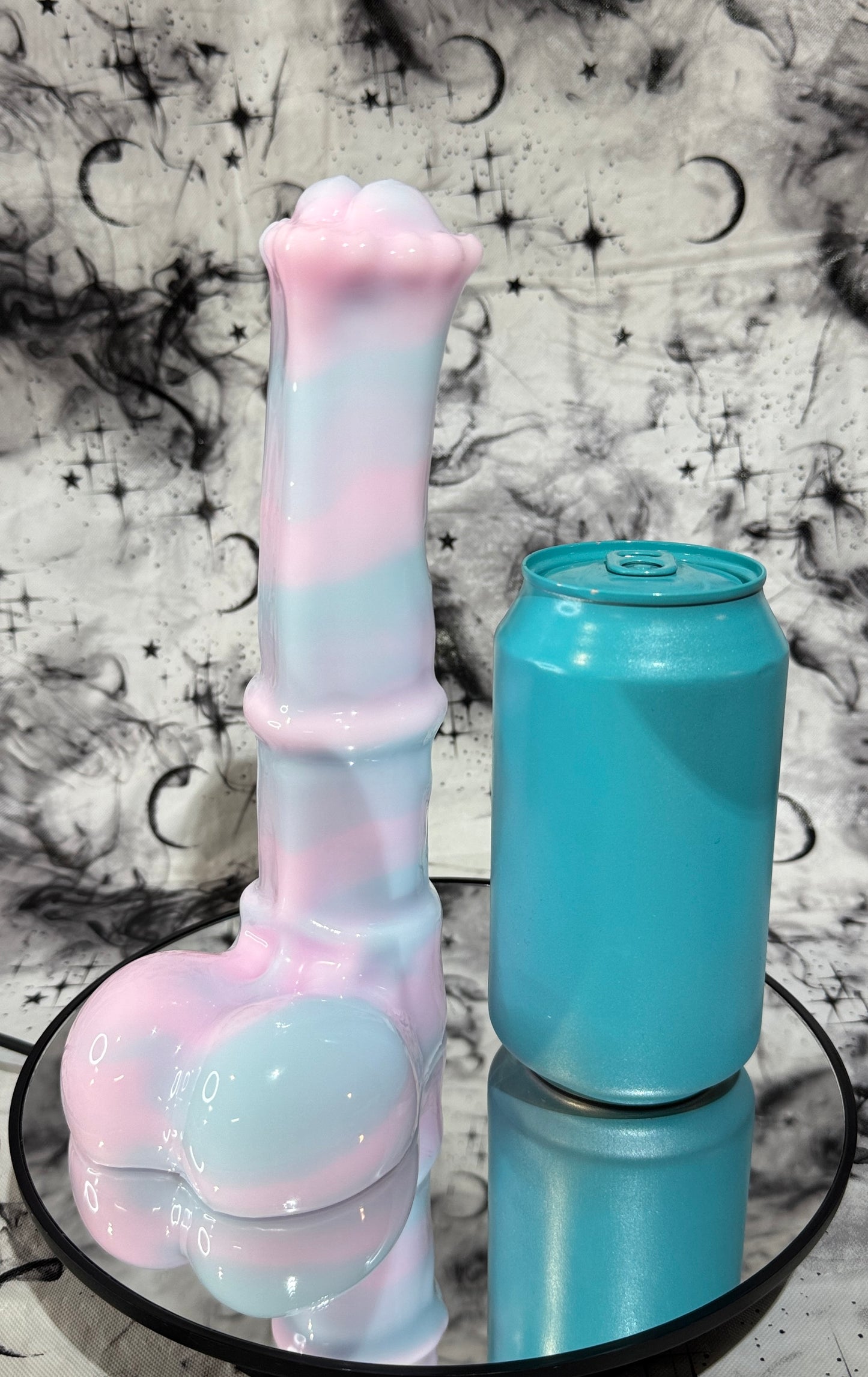 Chiron Thick Medium Size - Pastel Cotton Candy + Blue GITD - Soft 0030