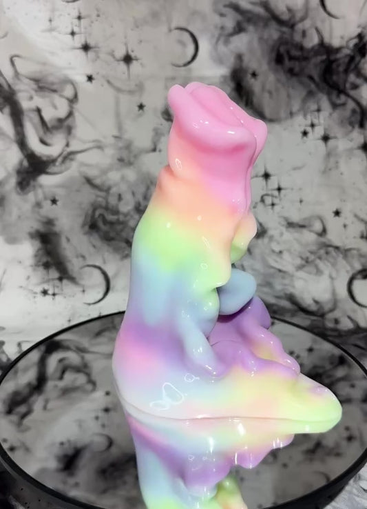 Hylonome Small  -  Pastel Rainbow Swirl UV - Soft 0030