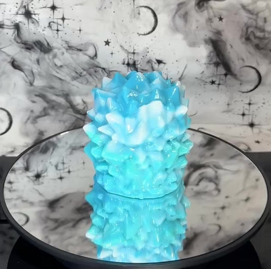 Crystal Wand Topper - GLOW Swirl - Soft 0030