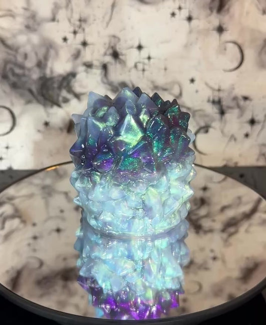 Fantasy Crystal Wand Topper - Galaxy Shift Pearl - Soft Dual Density NC